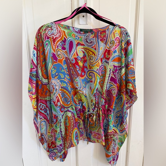 Lauren Ralph Lauren Tops - Ralph Lauren paisley silk top